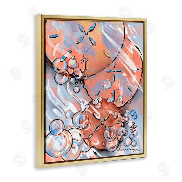 Stupell Industries Susan Lugar | Abstract Brown Sand Dollars