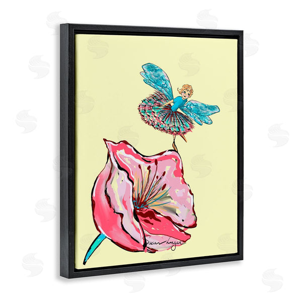 Stupell Industries Susan Lugar | Ballerina Fairy & Flower