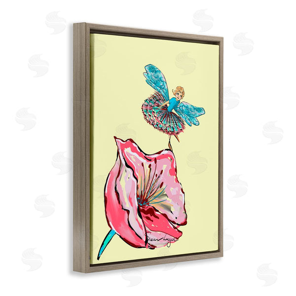 Stupell Industries Susan Lugar | Ballerina Fairy & Flower
