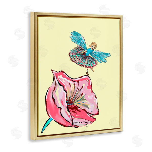 Stupell Industries Susan Lugar | Ballerina Fairy & Flower