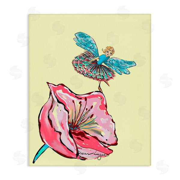 stupell industries Susan Lugar | Ballerina Fairy & Flower