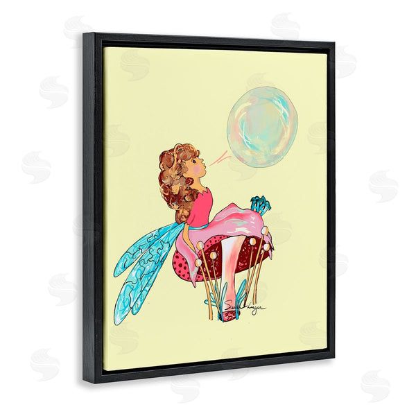 Stupell Industries Susan Lugar | Ballerina Fairy On Yellow