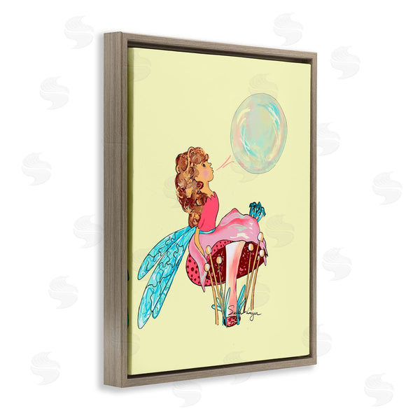 Stupell Industries Susan Lugar | Ballerina Fairy On Yellow