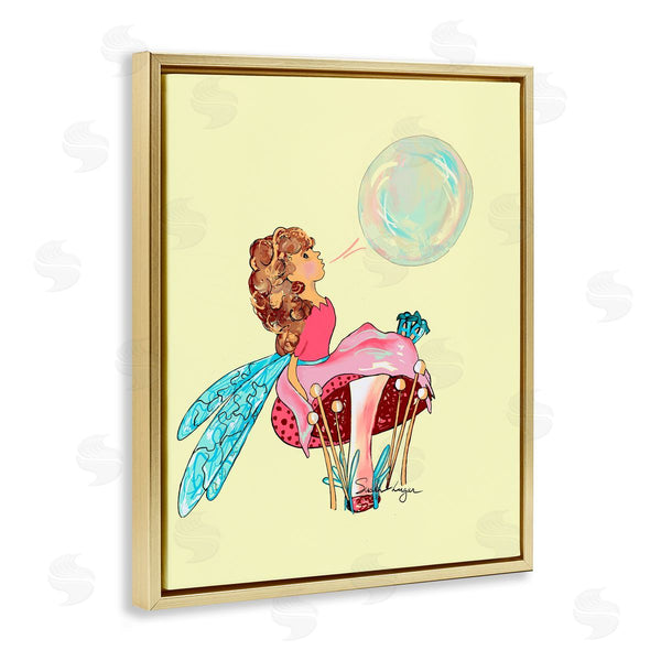 Stupell Industries Susan Lugar | Ballerina Fairy On Yellow