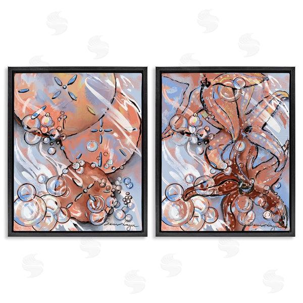 Stupell Industries Susan Lugar | Bubbles And Sea Life