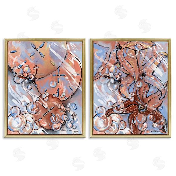 Stupell Industries Susan Lugar | Bubbles And Sea Life