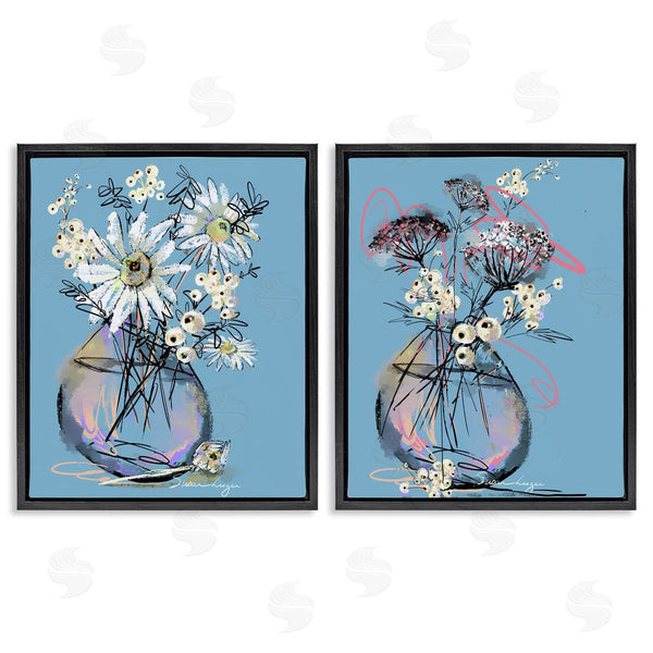 Stupell Industries Susan Lugar | Daisies & Snowberries Vase