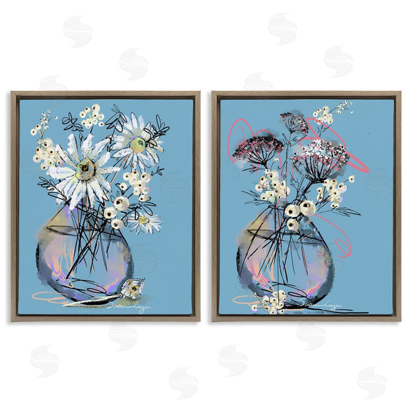 Stupell Industries Susan Lugar | Daisies & Snowberries Vase