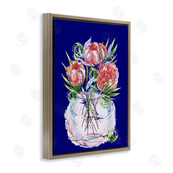 Stupell Industries Susan Lugar | Florals In Milk Glass