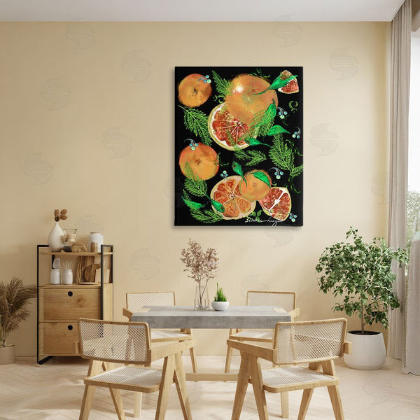 Stupell Industries Susan Lugar | Grapefruit & Ferns Medley Wall Art