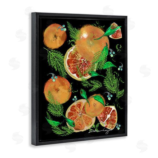 Stupell Industries Susan Lugar | Grapefruit & Ferns Medley Wall Art