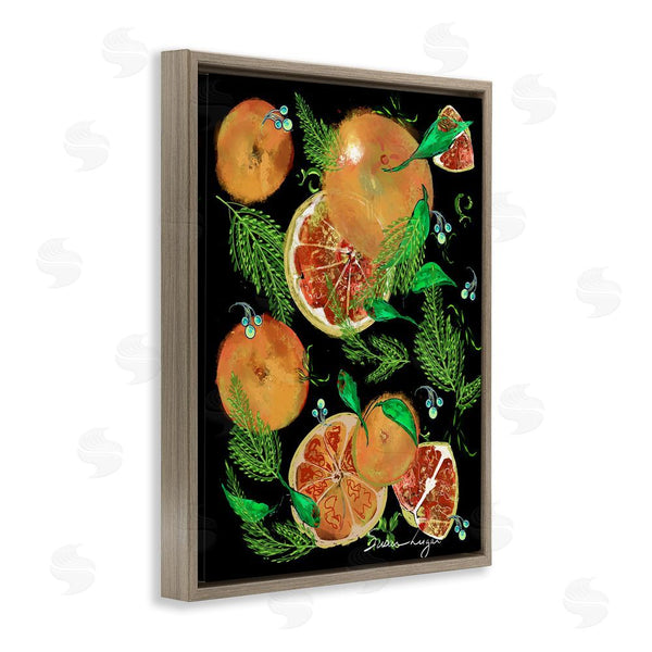 Stupell Industries Susan Lugar | Grapefruit & Ferns Medley Wall Art