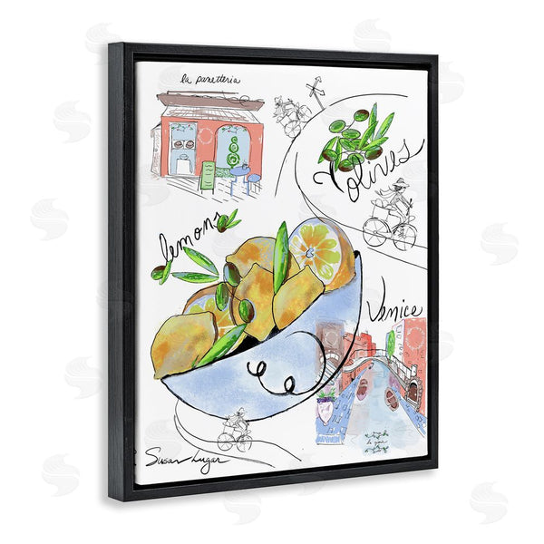 Stupell Industries Susan Lugar | Italian Kitchen Sketch Collection Wall Art