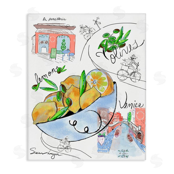 stupell industries Susan Lugar | Italian Kitchen Sketch Collection Wall Art