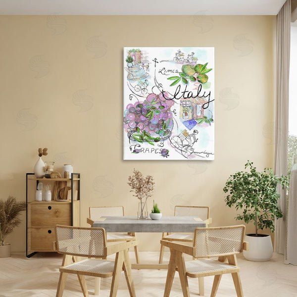 Stupell Industries Susan Lugar | Italy Sketch Grapes & Bistro Wall Art