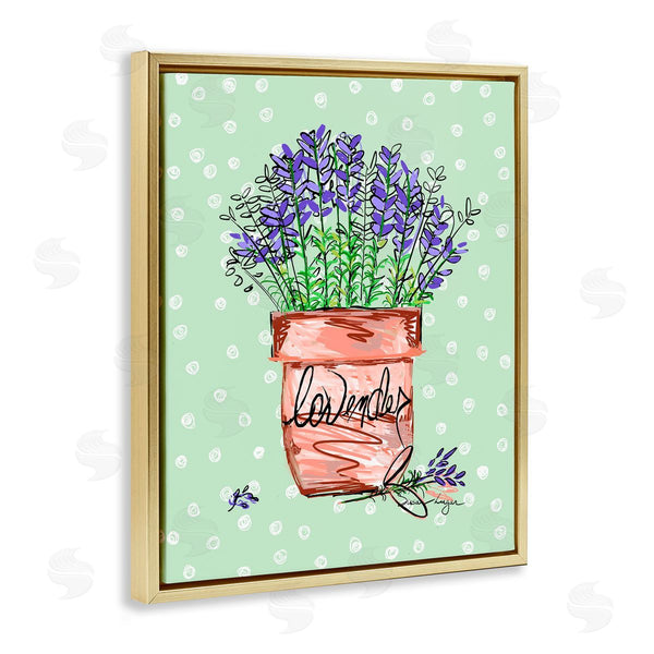 Stupell Industries Susan Lugar | Lavender Herb In Pot
