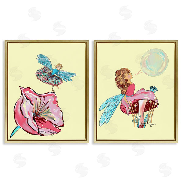 Stupell Industries Susan Lugar | Magical Ballerina Fairies