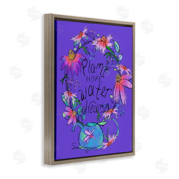 Stupell Industries Susan Lugar | Plant Hope Water Dreams