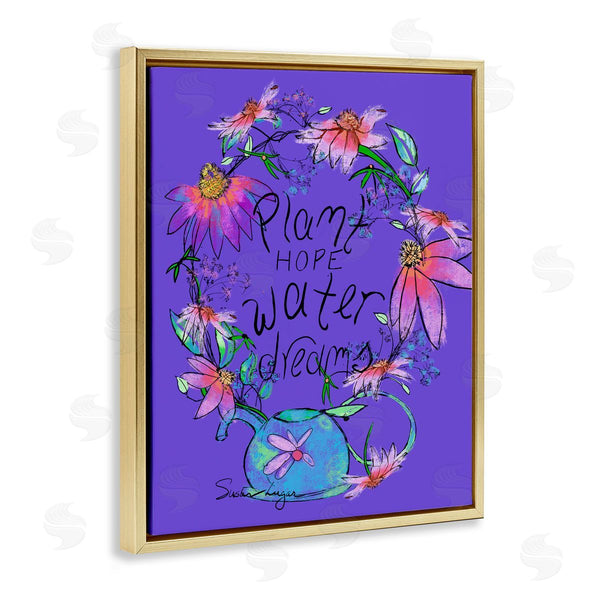 Stupell Industries Susan Lugar | Plant Hope Water Dreams