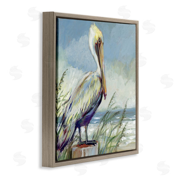 Stupell Industries Susan Winget | Coastal Pelican Perch