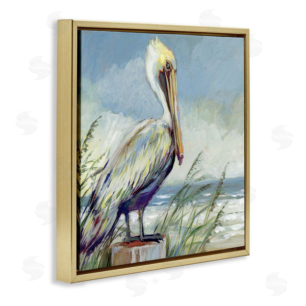 Stupell Industries Susan Winget | Coastal Pelican Perch