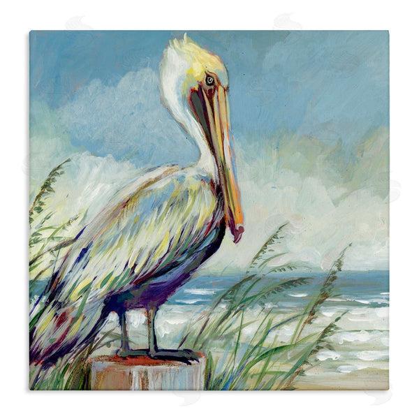 stupell industries Susan Winget | Coastal Pelican Perch
