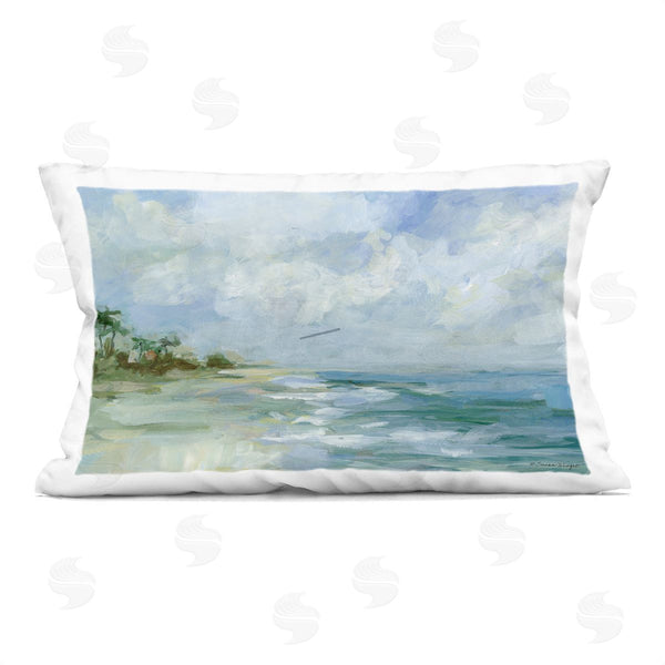 stupell industries Susan Winget | Fort Lauderdale Beach Printed Throw Pillow