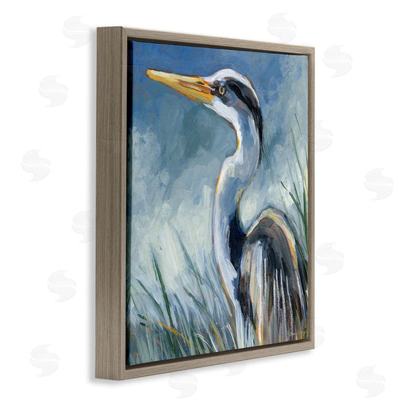 Stupell Industries Susan Winget | Heron Gazing With Grasses