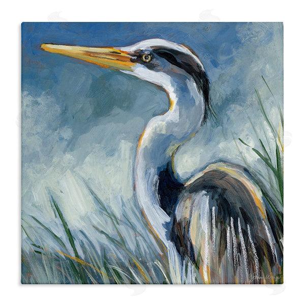 stupell industries Susan Winget | Heron Gazing with Grasses