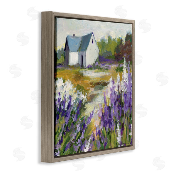 Stupell Industries Susan Winget | Lavender Field And Cottage