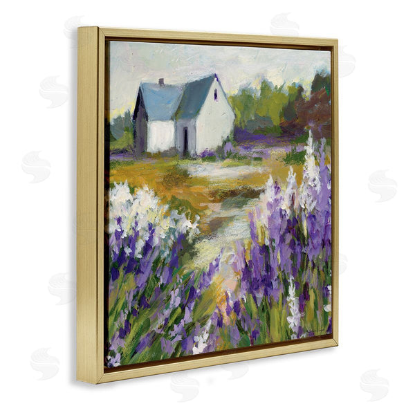 Stupell Industries Susan Winget | Lavender Field And Cottage