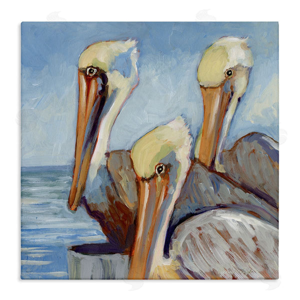 stupell industries Susan Winget | Nautical Pelican Trio