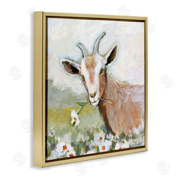 Stupell Industries Susan Winget | Pastoral Goat & Daisy