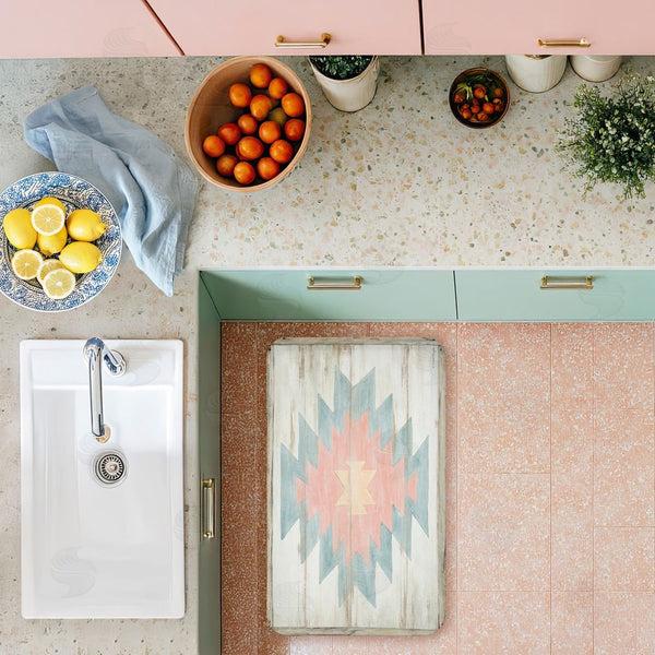 Stupell Industries Susan Winget | Pink Navajo Pattern Anti-Fatigue Mat