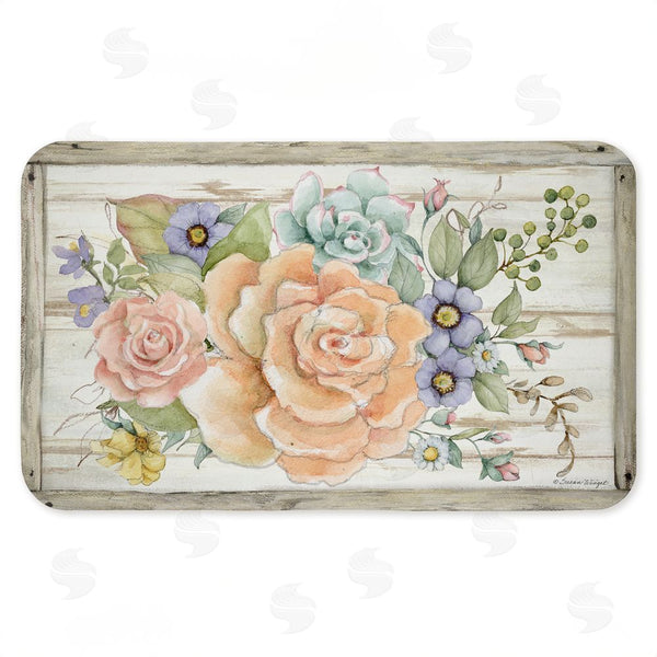 stupell industries Susan Winget | Rose Succulent Bouquet Anti-Fatigue Mat