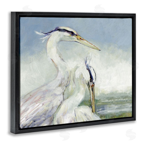 Stupell Industries Susan Winget | Scenic Beach With Two Egrets