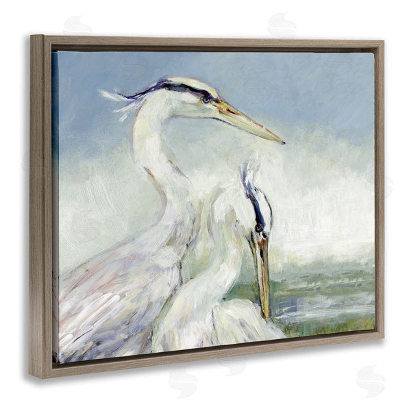 Stupell Industries Susan Winget | Scenic Beach With Two Egrets