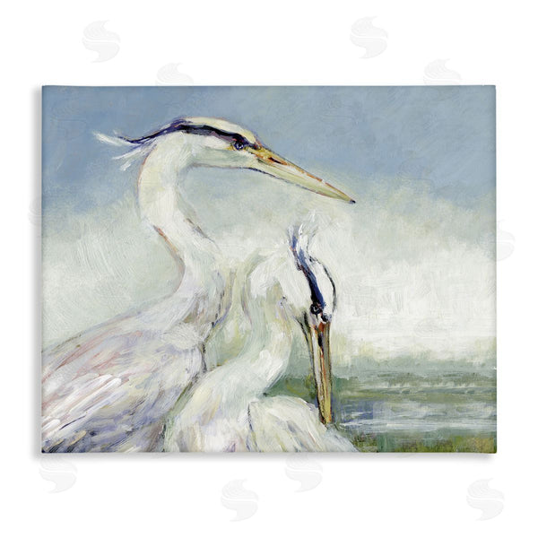 stupell industries Susan Winget | Scenic Beach with Two Egrets