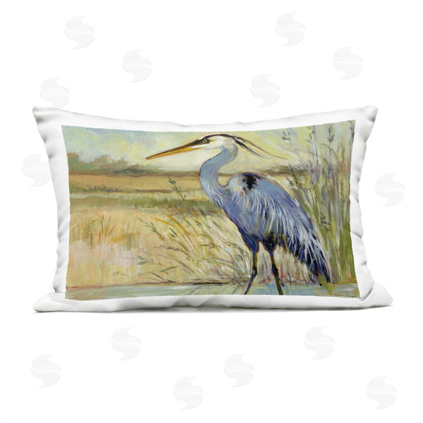 Stupell Industries Susan Winget | Scenic Great Blue Heron Printed Throw Pillow