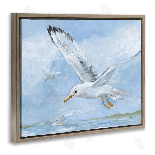 Stupell Industries Susan Winget | Scenic Seagulls Flying
