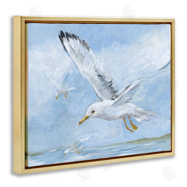Stupell Industries Susan Winget | Scenic Seagulls Flying