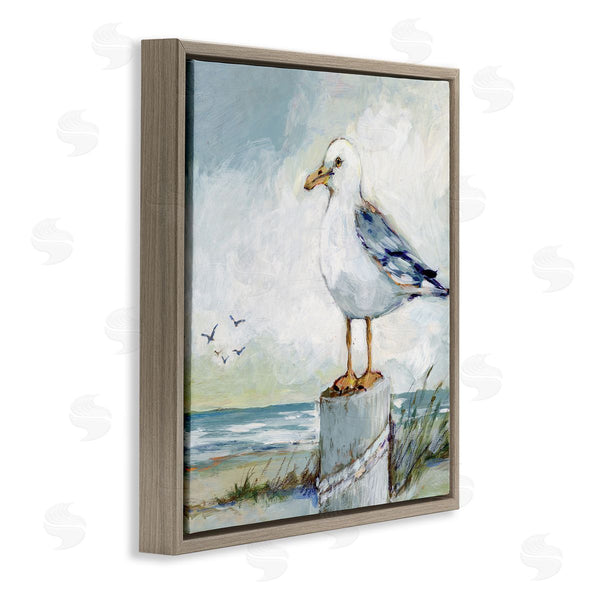 Stupell Industries Susan Winget | Seagull Marine Beach Scene