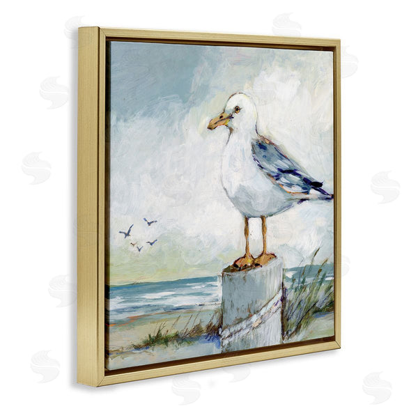 Stupell Industries Susan Winget | Seagull Marine Beach Scene