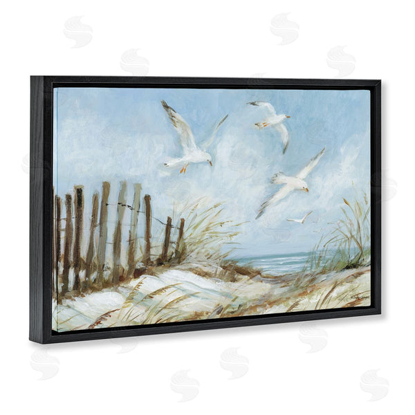 Stupell Industries Susan Winget | Seagulls Over Beach Path