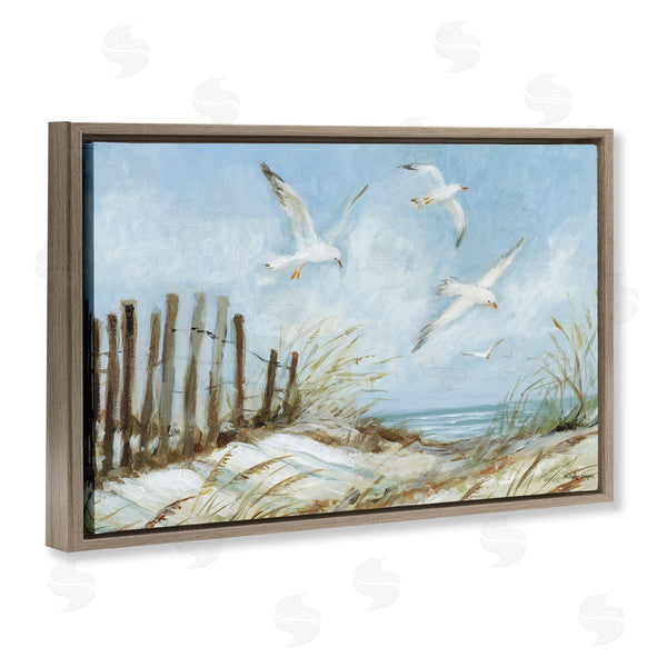 Stupell Industries Susan Winget | Seagulls Over Beach Path