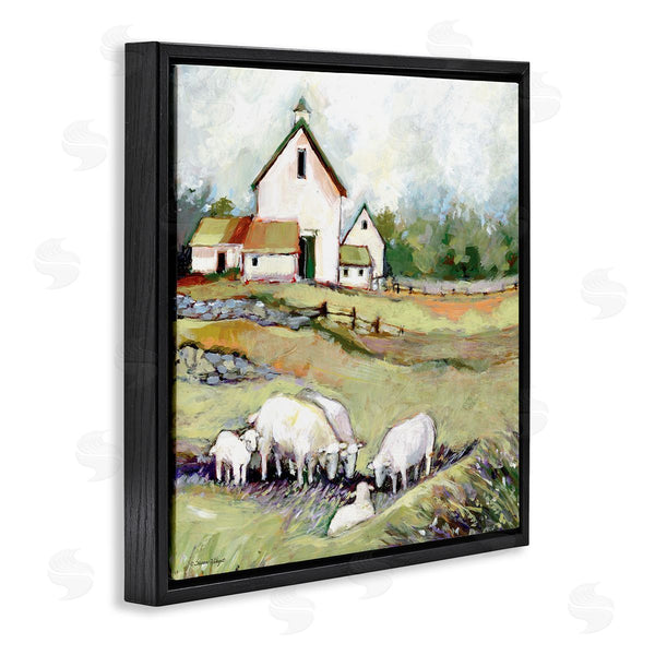 Stupell Industries Susan Winget | Sheep Grazing At Barn