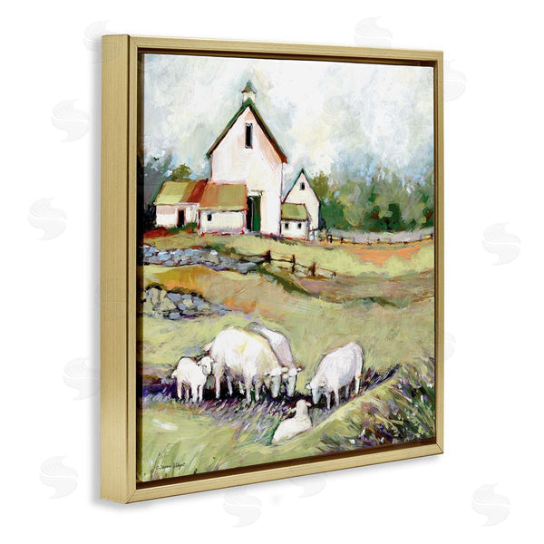 Stupell Industries Susan Winget | Sheep Grazing At Barn