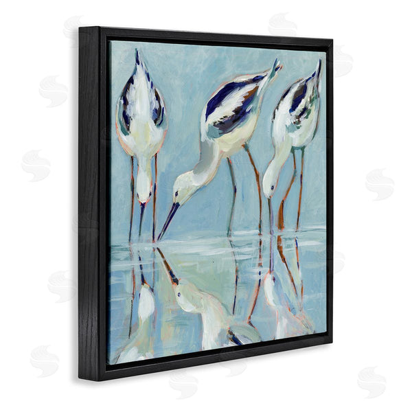 Stupell Industries Susan Winget | Stilt Birds Water Reflections