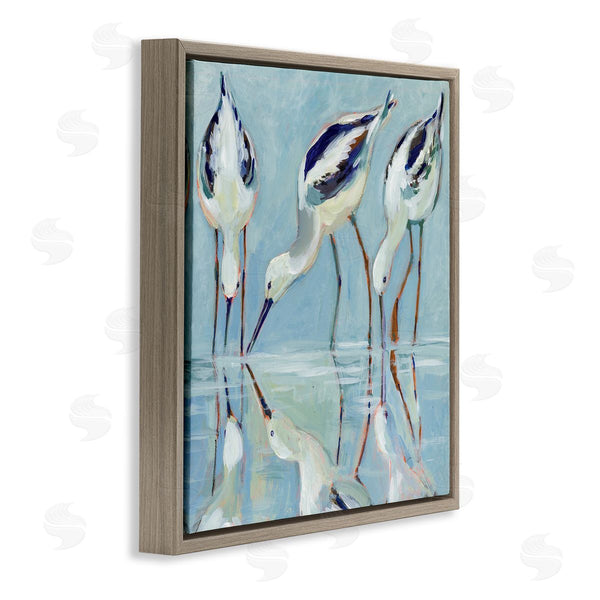 Stupell Industries Susan Winget | Stilt Birds Water Reflections