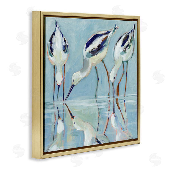 Stupell Industries Susan Winget | Stilt Birds Water Reflections
